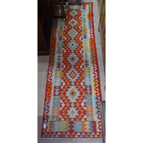 1400 - A Choli Kilim runner, 250cm x 69cm