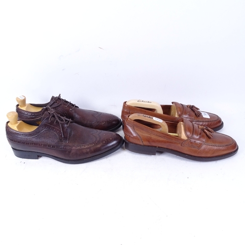 700 - A pair of John White gent's leather lace-up shoes, size 10, and a pair of Russell & Bromley gent's l... 