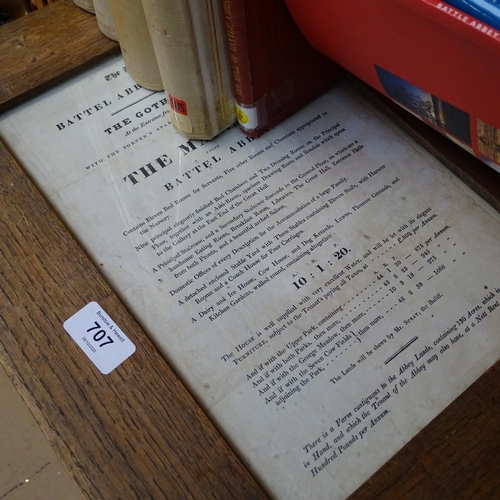 707 - A collection of books relating to Battle Abbey