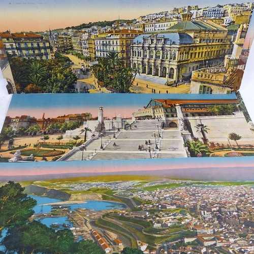 883 - A group of large scale French reproduction panoramic photographs