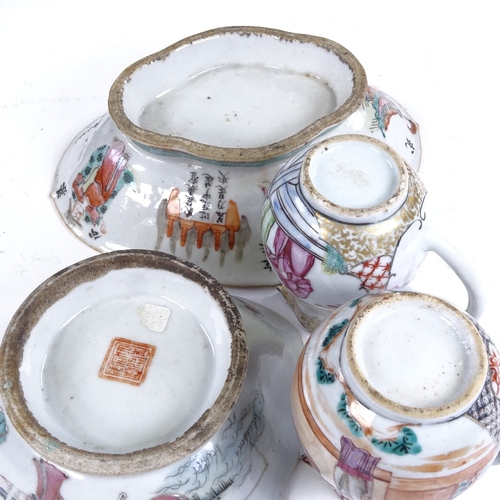 253 - A group of 18th century Chinese porcelain items (4)