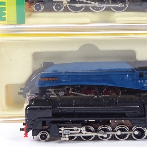 354 - 4 Hornby Minitrix N gauge model railway locomotives, boxed