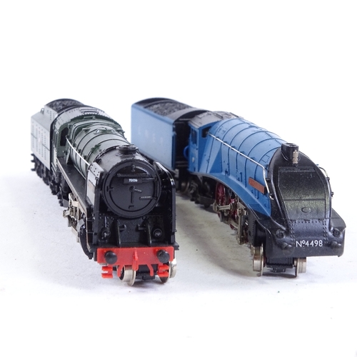 354 - 4 Hornby Minitrix N gauge model railway locomotives, boxed