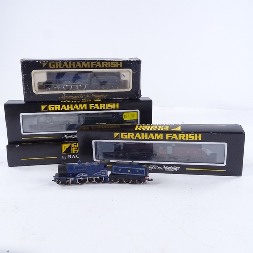 357 - 5 Graham Farish N gauge model railway locomotives, boxed