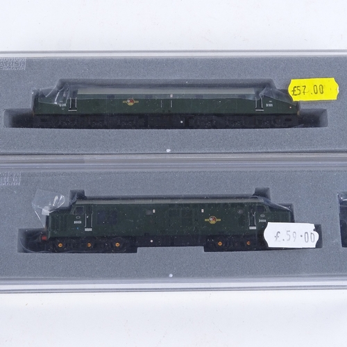 357 - 5 Graham Farish N gauge model railway locomotives, boxed