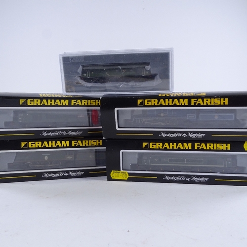 359 - 5 Graham Farish N gauge model railway locomotives, boxed