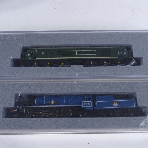 359 - 5 Graham Farish N gauge model railway locomotives, boxed