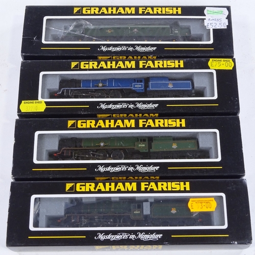 360 - 4 Graham Farish N gauge model railway locomotives, boxed