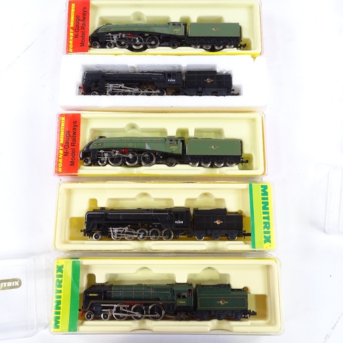 362 - 5 Hornby Minitrix N gauge model railway locomotives, boxed