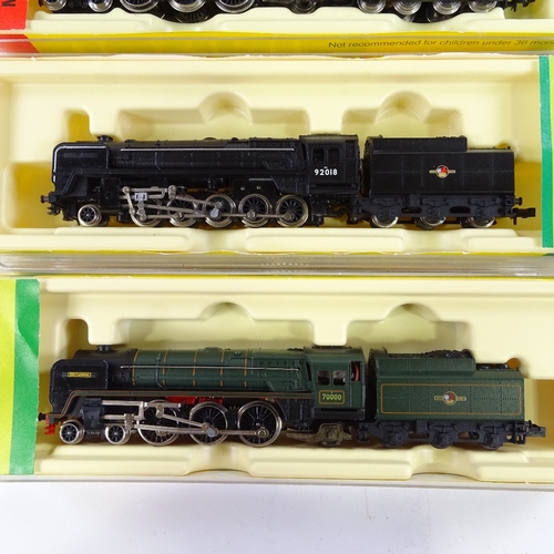 362 - 5 Hornby Minitrix N gauge model railway locomotives, boxed