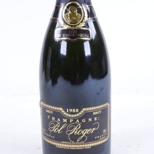 600 - A magnum of Pol Roger Cuvee Sir Winston Churchill Champagne 1988, boxed, 150cl