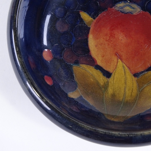 421 - MOORCROFT POTTERY - pomegranate pattern bowl, diameter 18cm