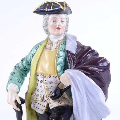 469 - A 19th century Meissen porcelain figure, the shoemaker, height 21cm