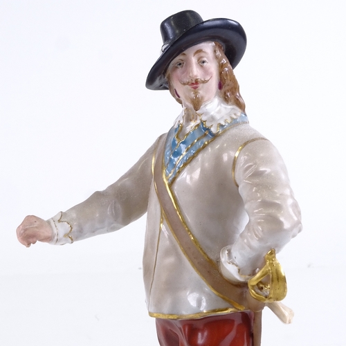 472 - Royal Worcester figure, Charles I after Van Dyck, no. 2651, height 24cm