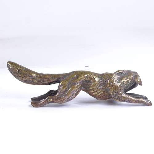 481 - Austrian, cold painted bronze Bulldog, length 4.5cm, cold painted bronze dog with a bone, and a poli... 