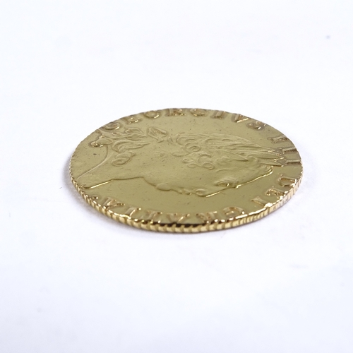 487 - A George III 1794 gold guinea, 8.3g