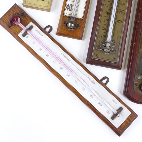 567 - A group of wall-mounted thermometers, late 19th/early 20th century (6)