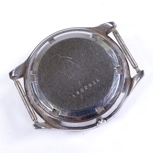 1027 - SEIKO - a Vintage stainless steel Weekdater automatic wristwatch head, ref 6206-8001, circa 1960s, s... 