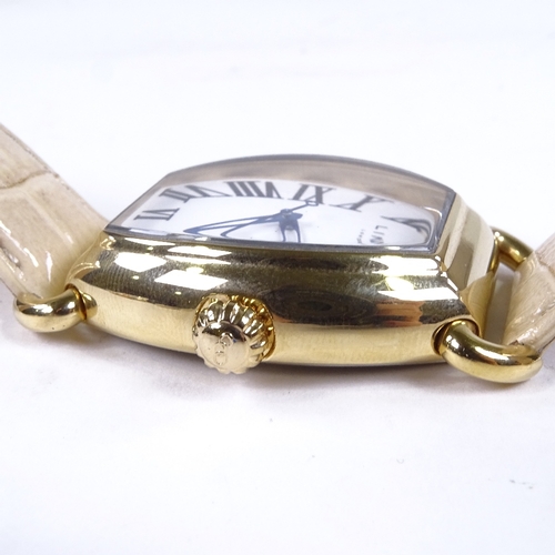 1033 - LINKS OF LONDON - a lady's gold plated stainless steel Driver quartz wristwatch, ref. 6010.1322, whi... 