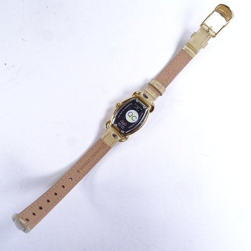 1034 - LINKS OF LONDON - a lady's gold plated stainless steel Driver quartz wristwatch, ref. 6010.2159, whi... 