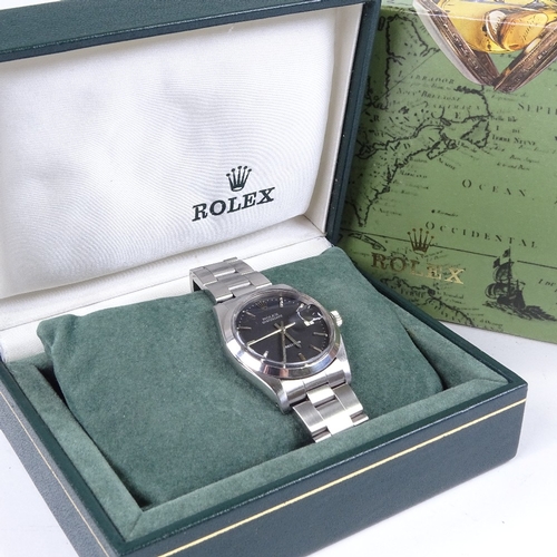 1054 - ROLEX - a stainless steel Oysterdate Precision mechanical wristwatch, ref. 6694, circa 1979, matte d... 