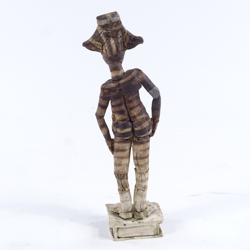 2009 - Sally MacDonell, ceramic sculpture volume figure, height 10.5