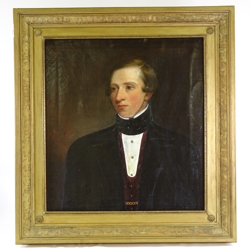 2031 - 19th century English School, oil on canvas, portrait of John Buck Toker, entered Royal Navy in 1811,... 