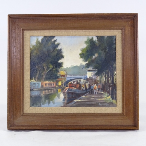 2047 - David Griffin, oil on canvas, Little Venice London, 10