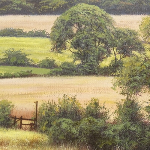 2049 - Terrence Grundy (born 1956), oil on canvas, landscape, signed, 14