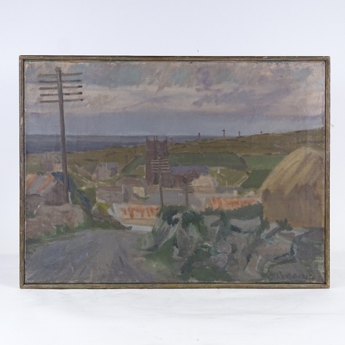 2050 - Clive Robbins (1927 - 2011), oil on canvas, impressionist landscape, signed and dated 1944, 20