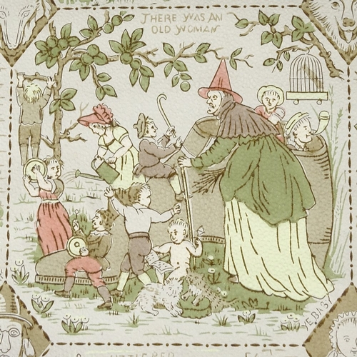 2082 - Walter Crane, section of nursery wallpaper, 27.5