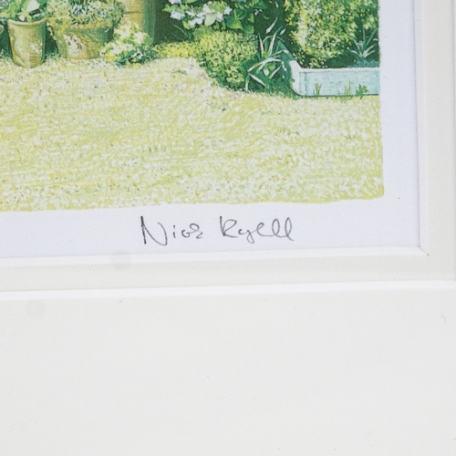 2120 - Nicola Royall, limited edition print, the potting shed East Rustin, signed in pencil, no. 14/150, im... 