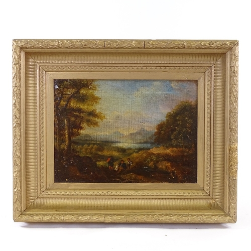 2165 - 19th century Scottish School, oil on canvas, landscape, unsigned, 10