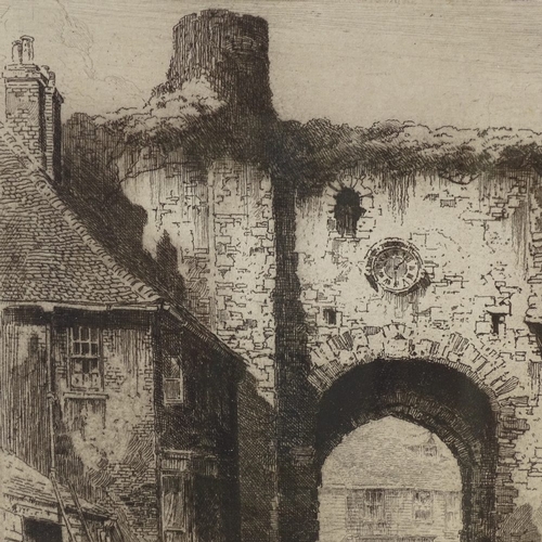 2265 - Albany Howarth (1872 - 1936), engraving, the Landgate Rye, signed in pencil, plate 9.5