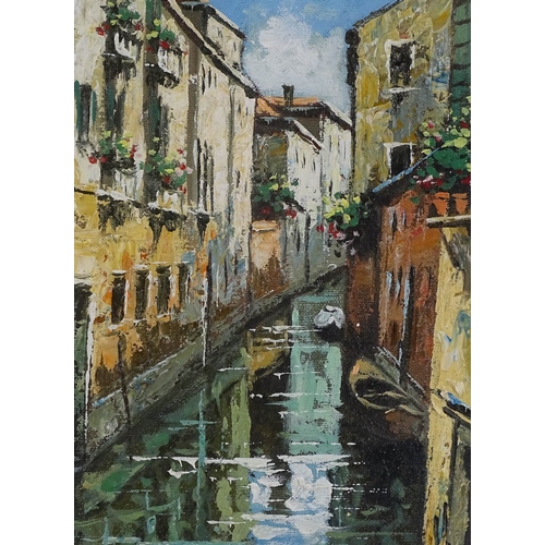 2274 - Loris Vendramin, oil on canvas, Venice scene, image 7.5