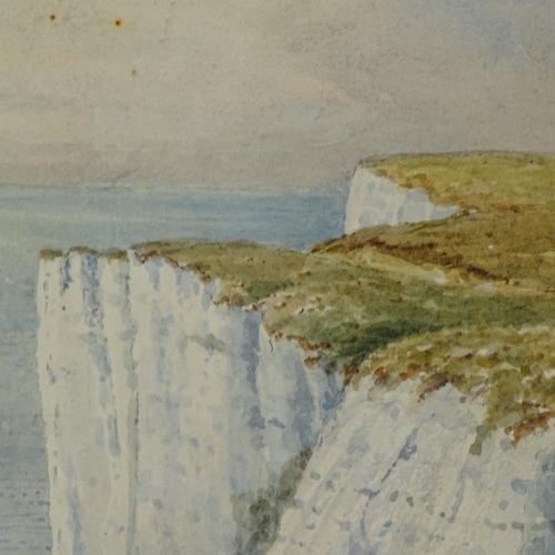 2304 - J Owen, watercolour, Beachy Head, signed, 13