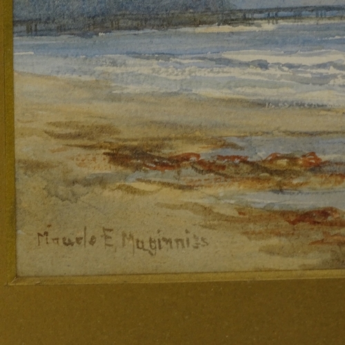 2309 - Maude Maginnis, watercolour, coastal scene, 7