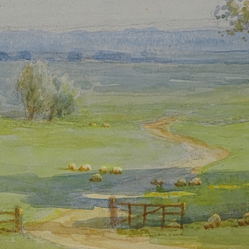 2323 - Owen Morgan, watercolour, landscape, signed, 15