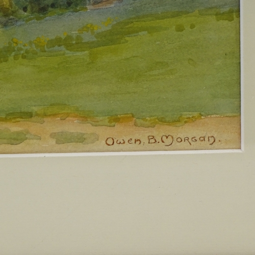 2323 - Owen Morgan, watercolour, landscape, signed, 15