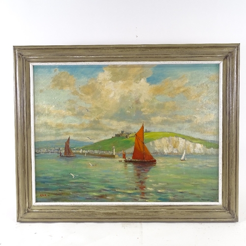 2324 - Marcus Ford, oil on canvas, coastal scene, signed, 18