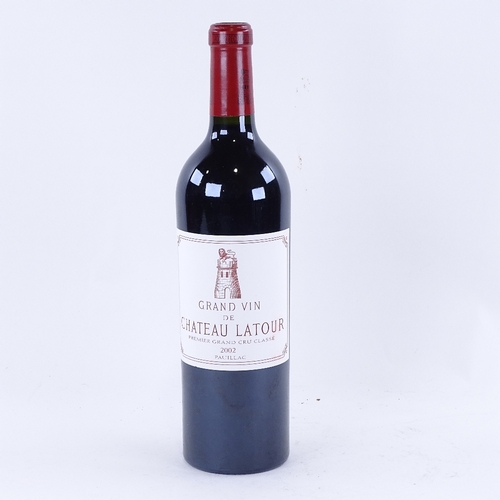 602 - A bottle of red Brodeaux wine, 2002 Chateau Latour, First Growth 1er Grand Cru Classe, Pauillac, 75c... 