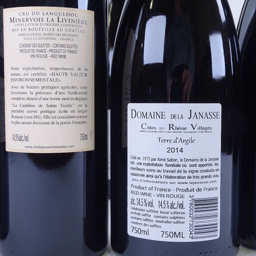 646 - 6 bottles of red wine from the southern Rhone and Languedoc, 2 x 2012 Domaine de Mourchon, Cuvee Tra... 