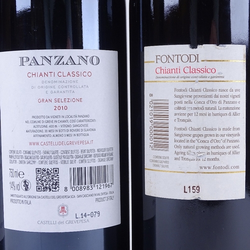 650 - 4 bottles of Chianti Classico wine, 3 x 2010 Castelli del Grevepesa, Gran Selezione Panzano, Chiant ... 