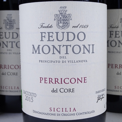 652 - 6 bottles of red wine from Sicily, 2 x 2014 Feudo Montoni, Nero d'Avola Vigna Lagnusa, 	4 x 2015 Feu... 