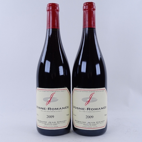 659 - 2 bottles of red Burgundy wine, 2009 Jean Grivot, Vosne-Romanee, 75cl