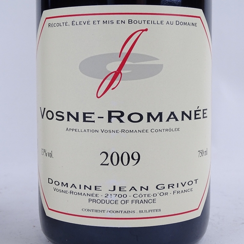 659 - 2 bottles of red Burgundy wine, 2009 Jean Grivot, Vosne-Romanee, 75cl