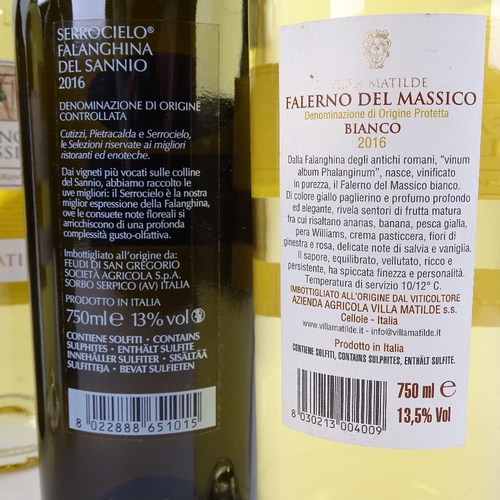 668 - Six bottles of southern Italian white wine from Campania, 3 x 2016 Falanghina Serrocielo, Feudi di S... 