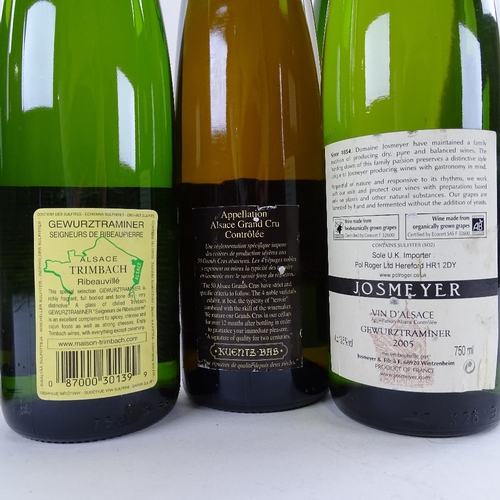 669 - 5 bottles of French, Alsatian Gewurztraminer wine, 		1 x 2005 Josmeyer, Les Folastries,
1 x 2005 Kue... 