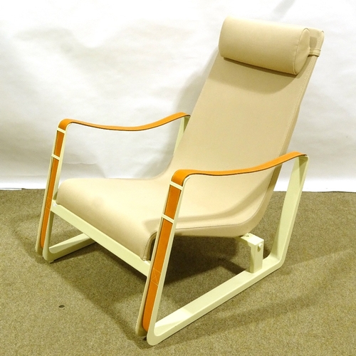 344 - A Vitra Cite Lounge Chair, by Jean Prouve, with maker's marks and labels