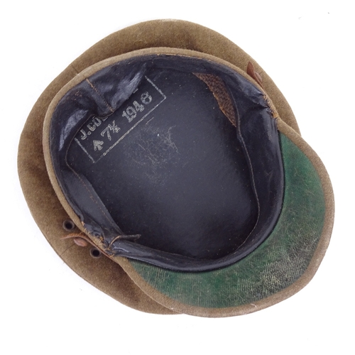 303 - A Second World War Army cap, size 7.5